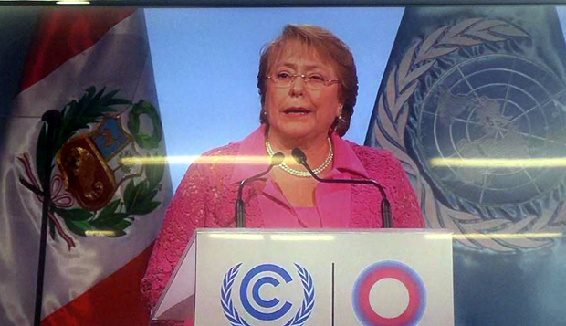 Mesa Ciudadana Sobre el Cambio Climático: “Sin nuevos anuncios fue discurso de Bachelet en COP20″