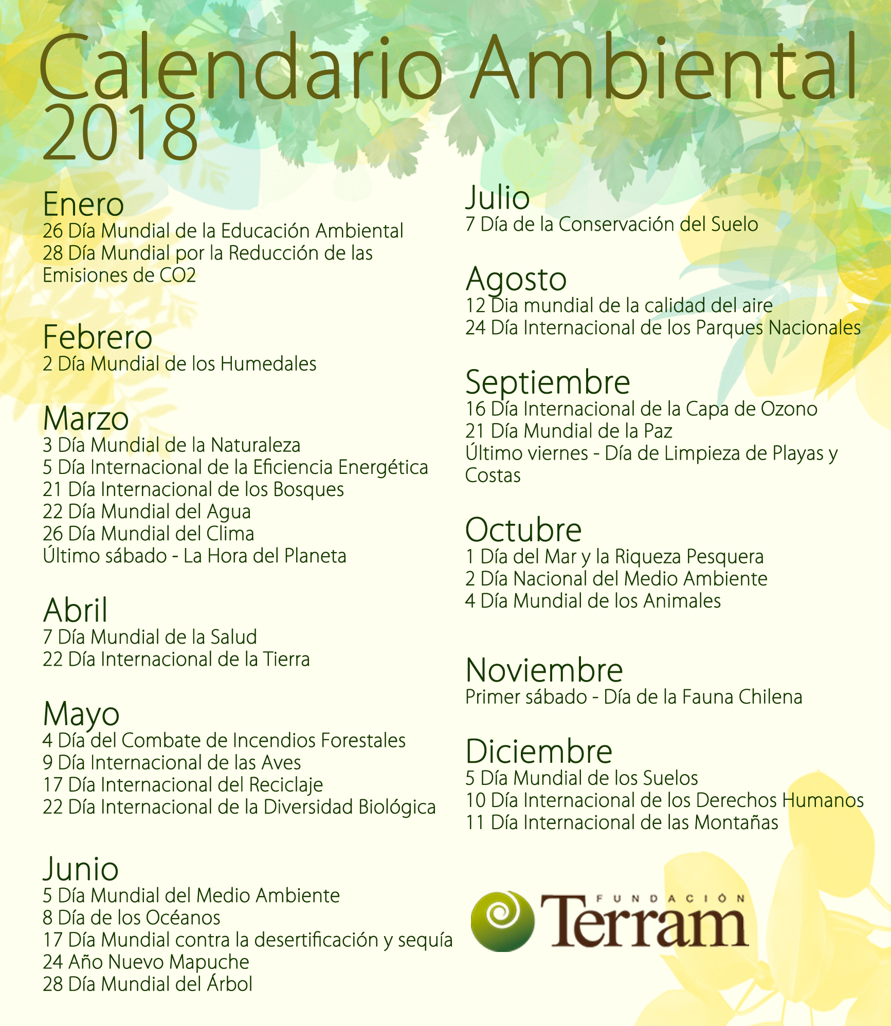 Calendario Ambiental 2018 (2)