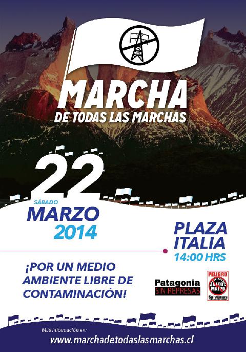 El 22 de marzo se realizará la “Marcha de todas las Marchas”