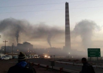 Impactante imagen muestra la contaminación de Quintero – Puchuncaví
