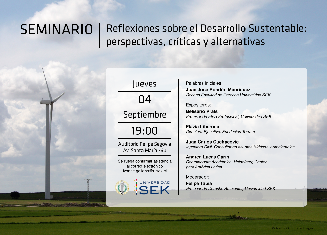 Seminario: Reflexiones sobre el desarrollo sustentable: “perspectivas, críticas y alternativas”