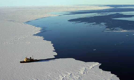 Aumentan los hielos marinos en las aguas antárticas