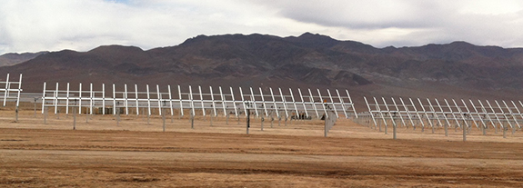 Bachelet inaugura primera planta de energía solar en Atacama