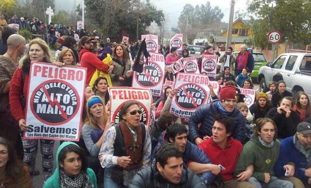 Coordinadora ciudadana presenta reclamación al Tribunal Ambiental para detener Alto Maipo