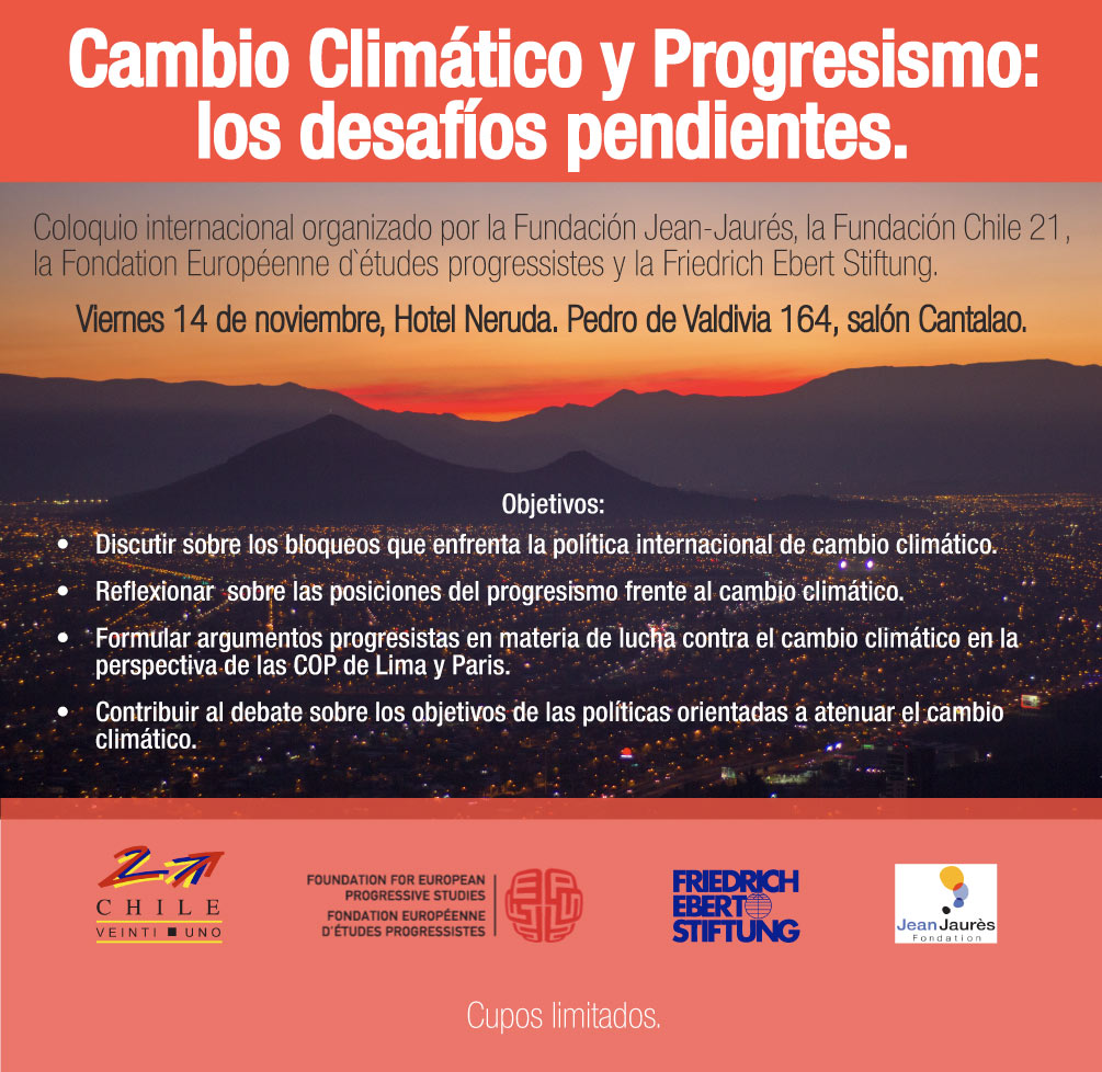 Coloquio Internacional Cambio Climático y Progresismo: los desafíos pendientes