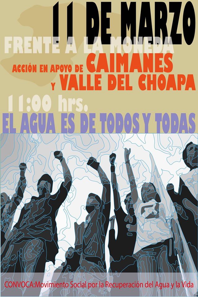 Apoyo a Caimanes y El Choapa frente a La Moneda
