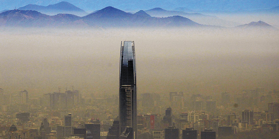 Declaran tercera preemergencia en Santiago por mala calidad del aire