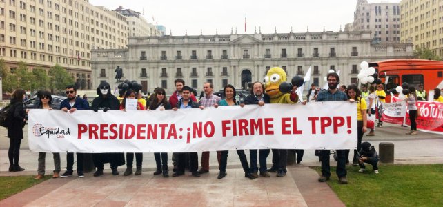 Organizaciones que rechazan el TPP entregan carta a Cancillería exigiendo conocer contenido del Acuerdo