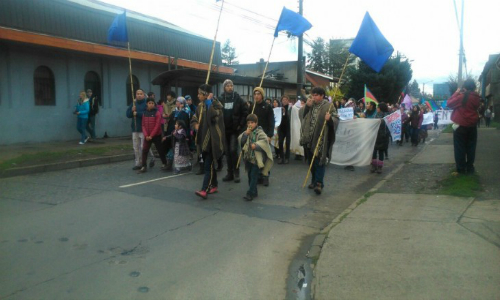 Miles marcharon por la defensa del agua y territorios en Temuco