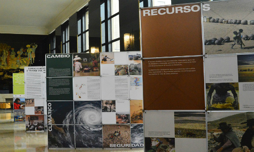 Exposición itinerante aborda impactos del cambio climático y causas de conflictos socioambientales