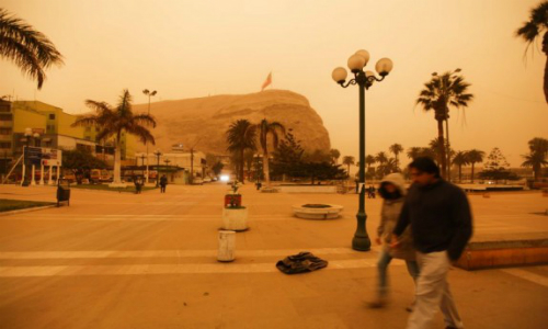 La Nasa declaró su sorpresa por tormenta de arena en el norte