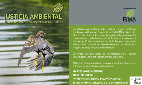 Lanzamiento Revista Justicia Ambiental VIII