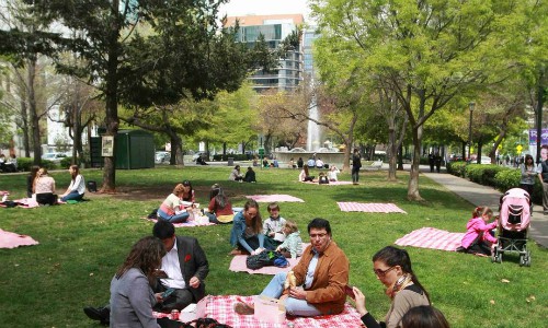 Gran Santiago: estudio indica que hay 3,7 metros cuadrados de áreas verdes accesibles por persona
