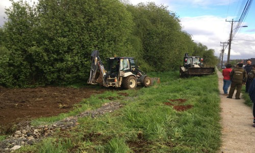 Vecinos exigen finalizar rellenos en humedal del sector Llancahue en Valdivia