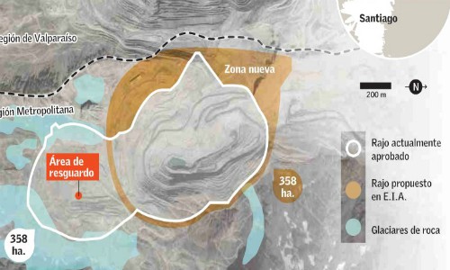 Proyecto de Codelco Andina buscaría preservar glaciares