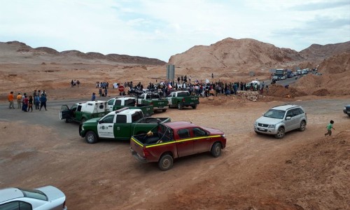 Consejo de Pueblos bloqueó acceso a San Pedro por acuerdo Corfo-SQM