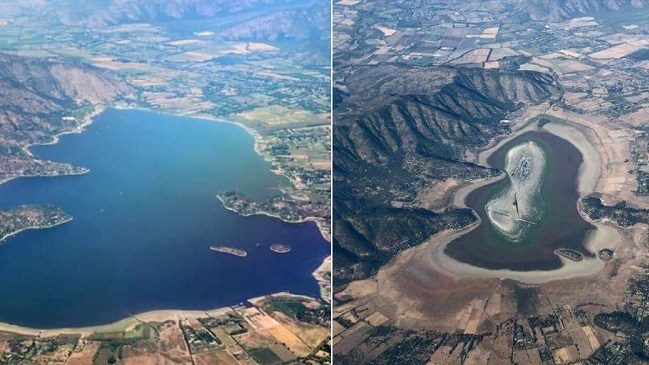 Señalan que la megasequía es la principal responsable de la desaparición de la laguna de Aculeo