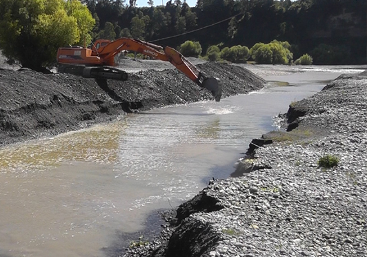 Crean mesa para recuperar al Río Rahue tras extracción de áridos