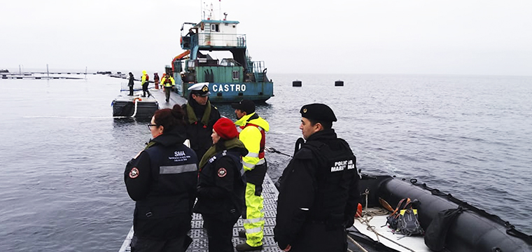 SMA notifica paralización de centro Punta Redonde a Marine Harvest