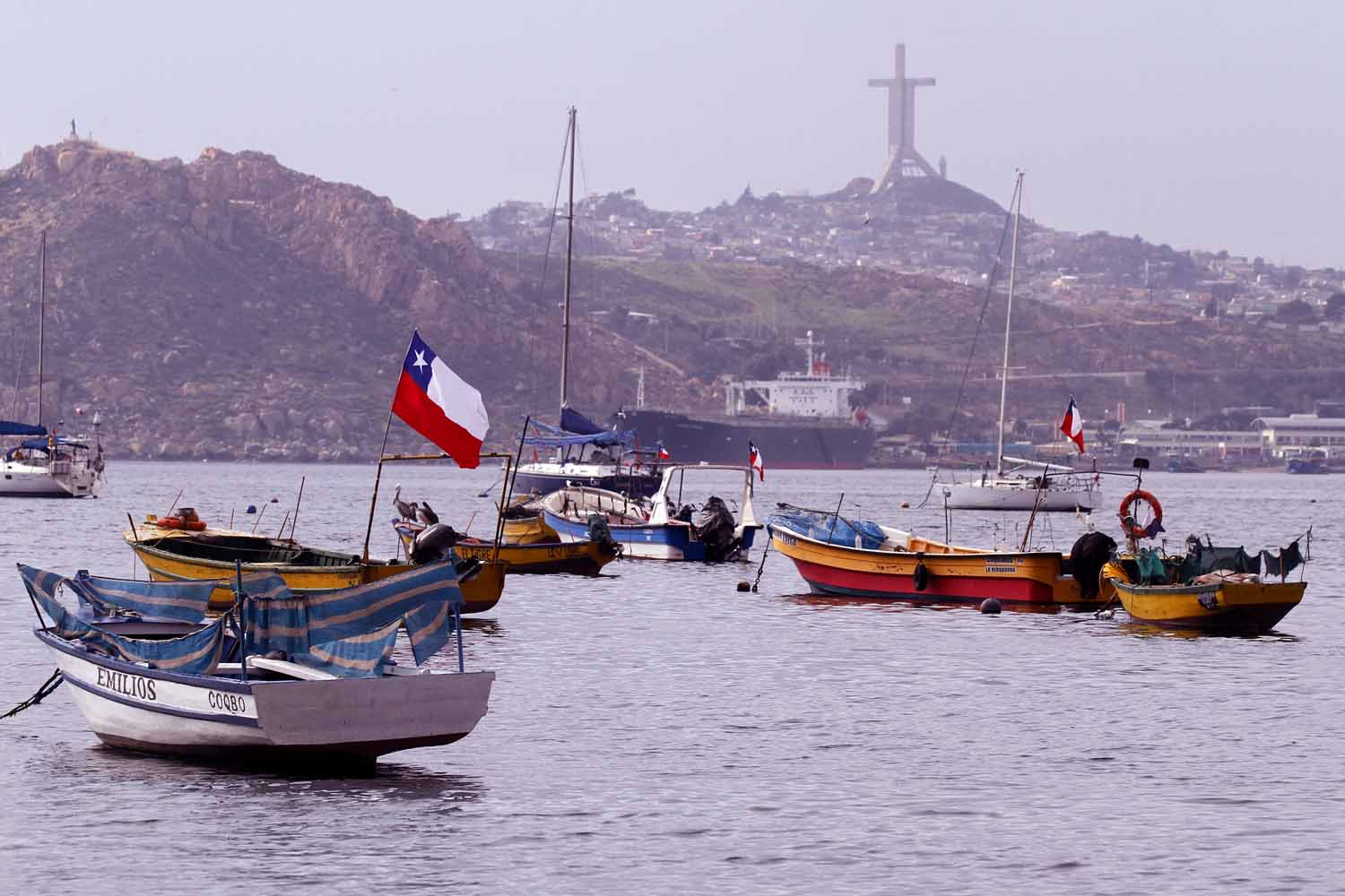 Denuncian que embarcaciones del sur contaminan las aguas de la caleta de Coquimbo