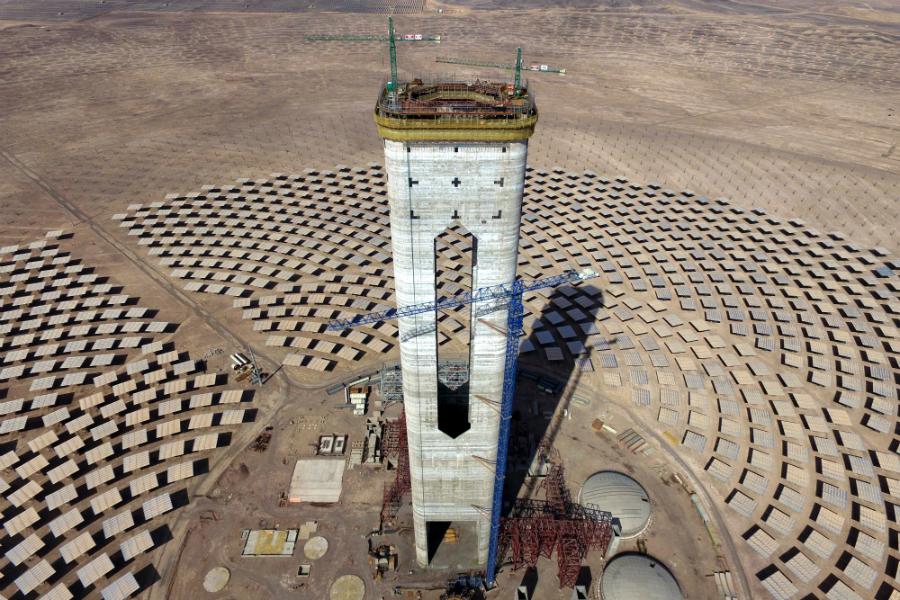 El primer proyecto termosolar en Chile y Latinoamérica inicia su última fase de construcción