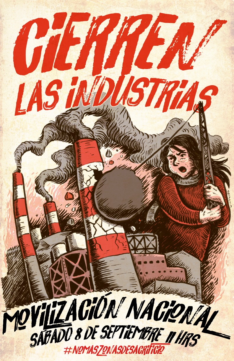 Movilización Nacional Bahía de Quintero: #CierrenLasIndustrias
