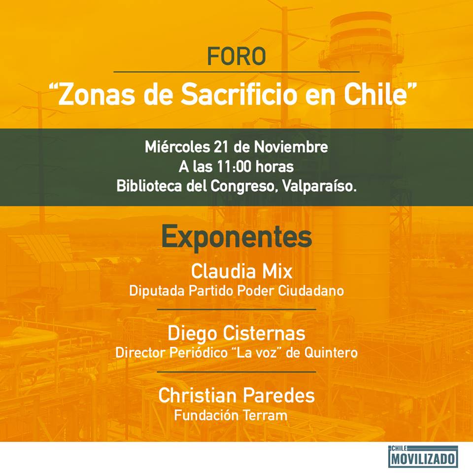 Foro: Zonas de Sacrificio en Chile