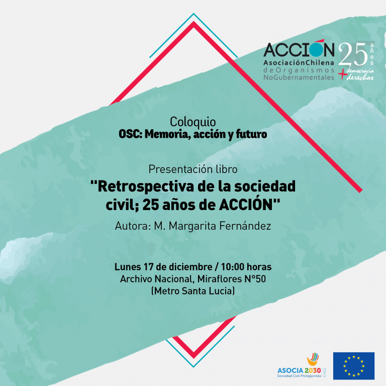 Coloquio: “Organizaciones de la Sociedad Civil: Memoria, acción y futuro”