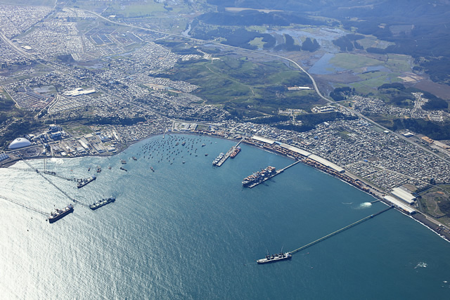 Realizan análisis microbiológico en la bahía de Coronel