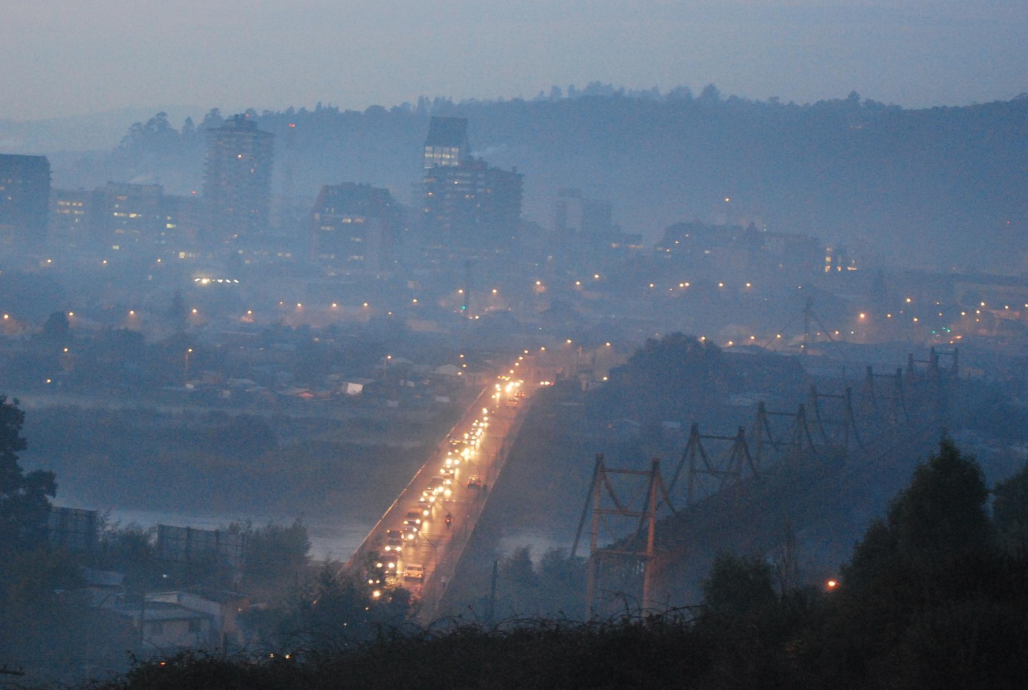 Confirman la cuarta preemergencia ambiental para Osorno por mala calidad del aire