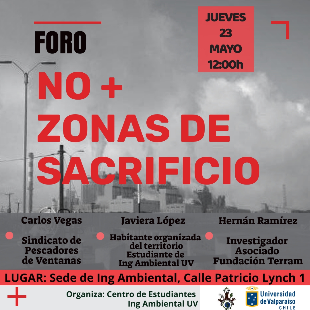 Foro “No +Zonas de Sacrificio”