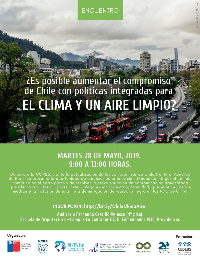 Encuentro: ¿Es posible aumentar el compromiso de Chile con políticas integradas para el Clima y un Aire Limpio? 