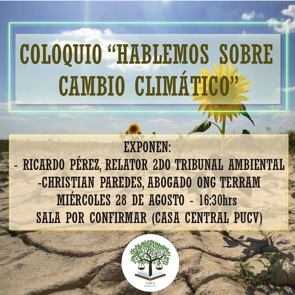 Coloquio “Hablemos sobre cambio climático”