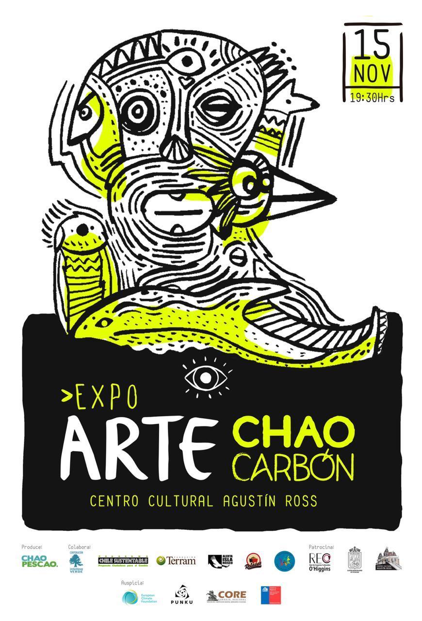 ExpoArte #ChaoCarbón llega a Pichilemu