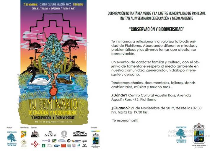 IV Seminario de Educación y Medio Ambiente “Conservación y Biodiversidad”