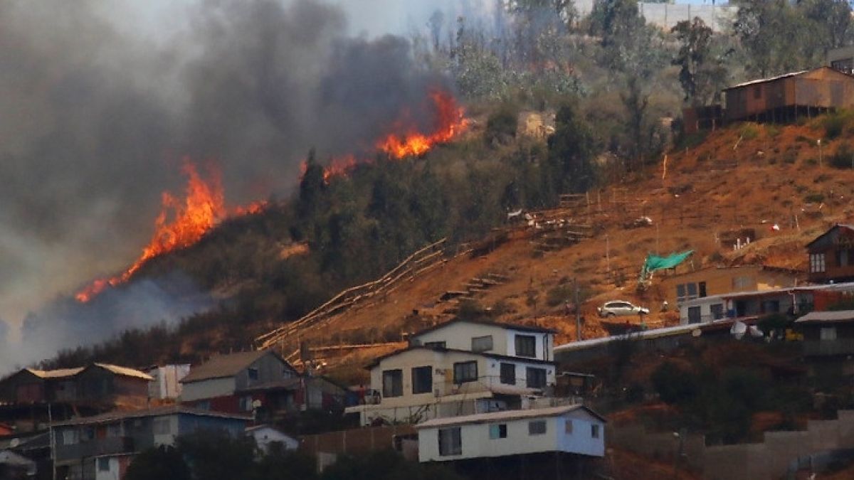 El 72% de los megaincendios en Chile ha ocurrido en la última década