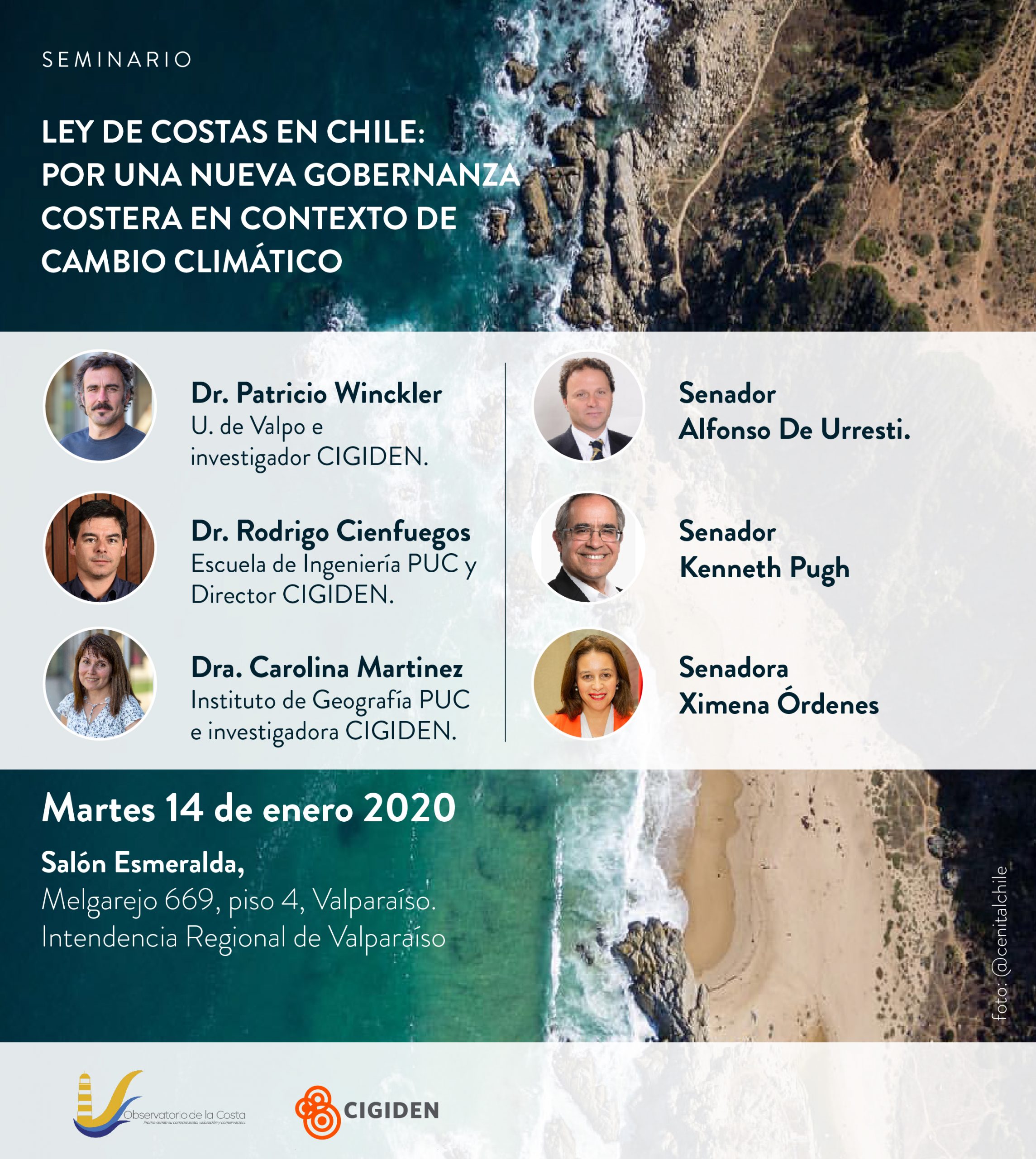 Seminario “Ley de Costas en Chile: por una gobernanza costera en contexto de cambio climático”