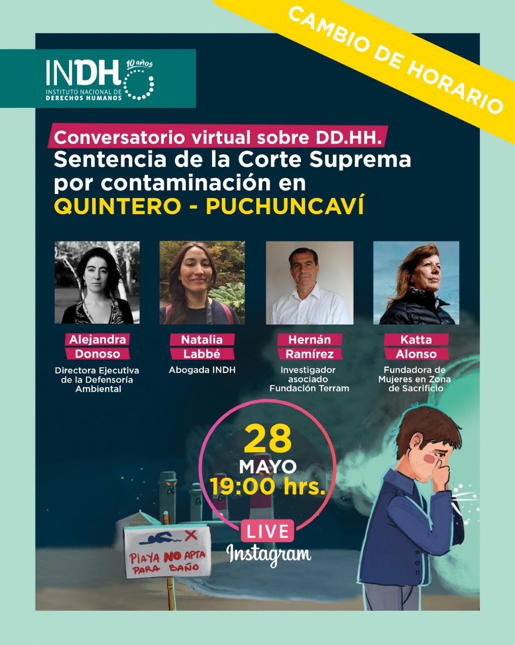 Conversatorio INDH: Sentencia de la Corte Suprema por contaminación en Quintero-Puchuncaví