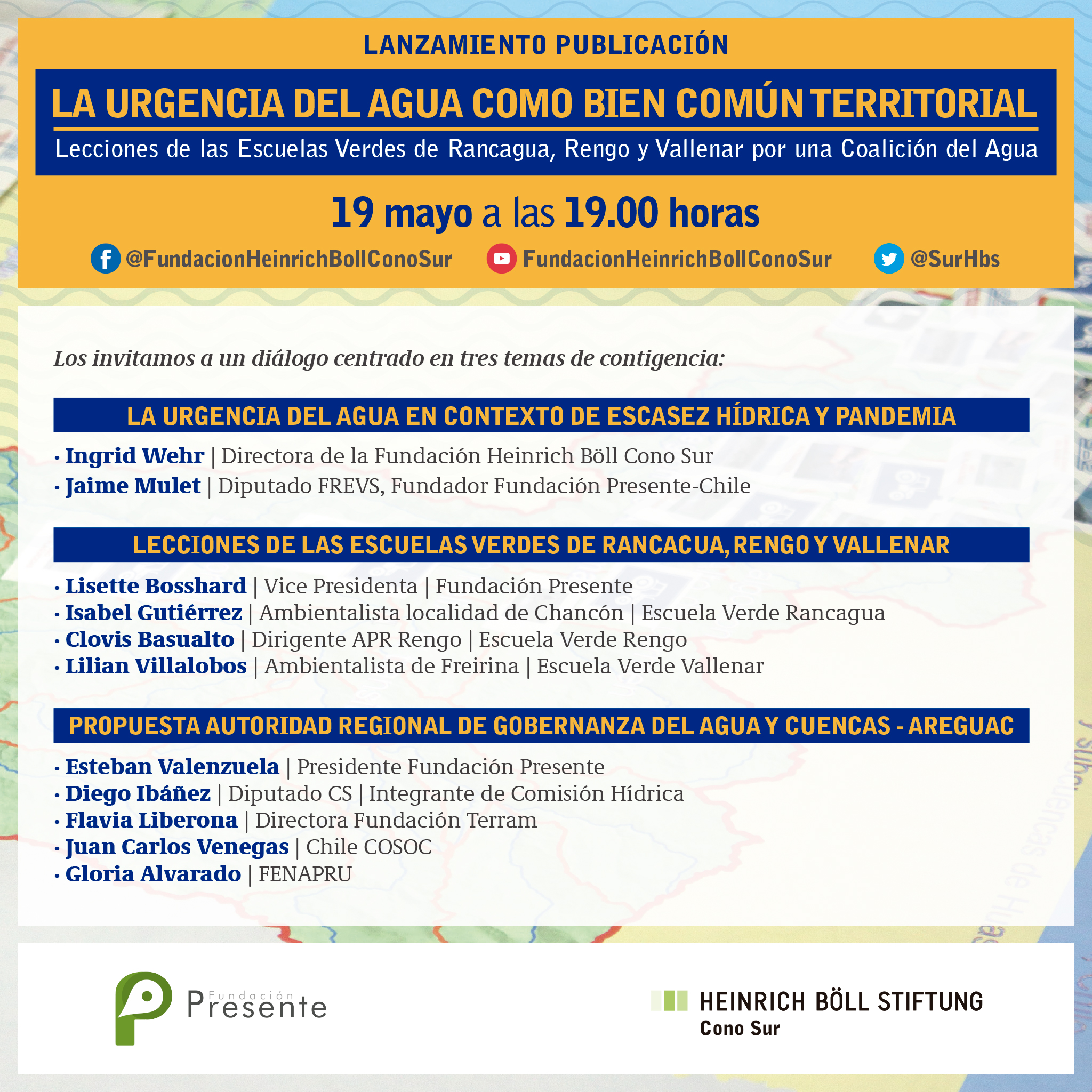 Lanzamiento: La urgencia de agua como bien común territorial