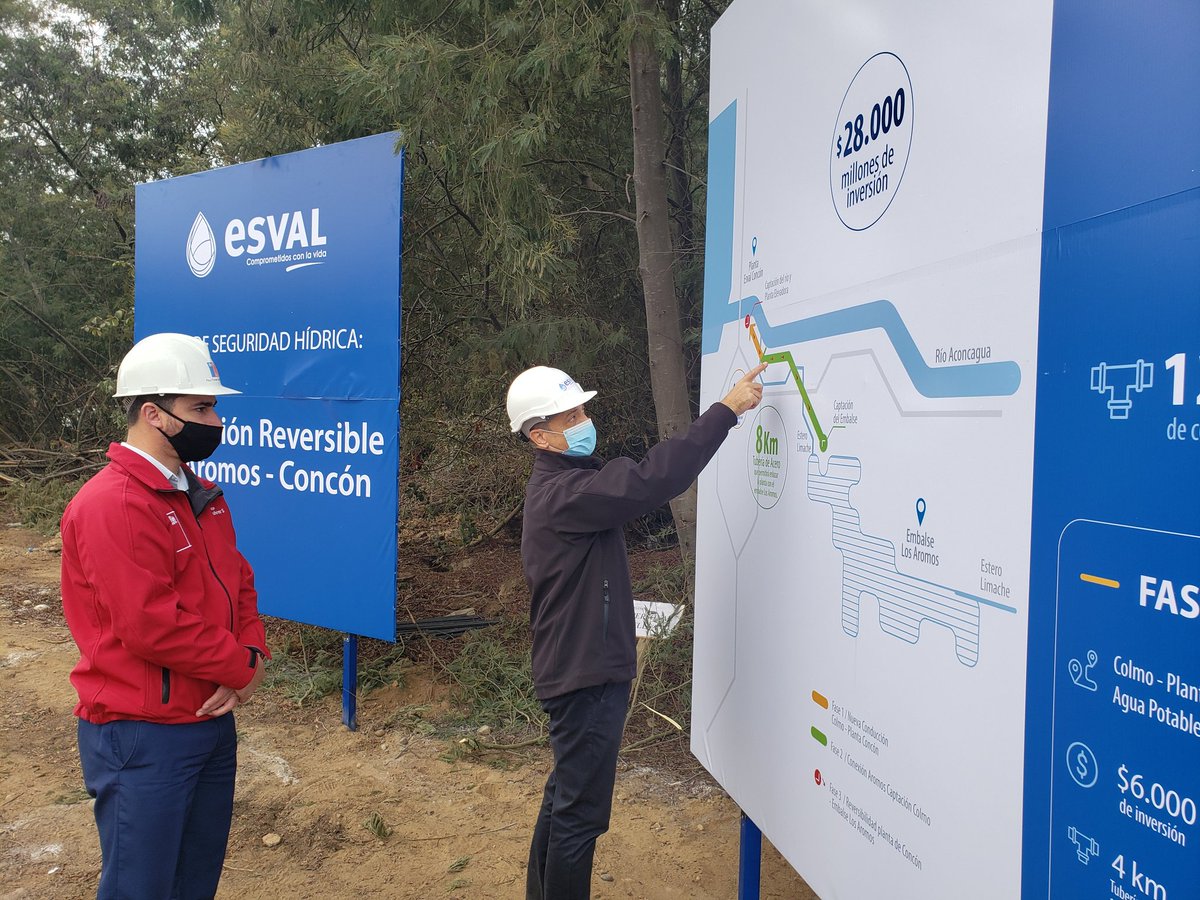 Inauguran megaobra que permitiría asegurar agua potable por dos décadas en la Región de Valparaíso