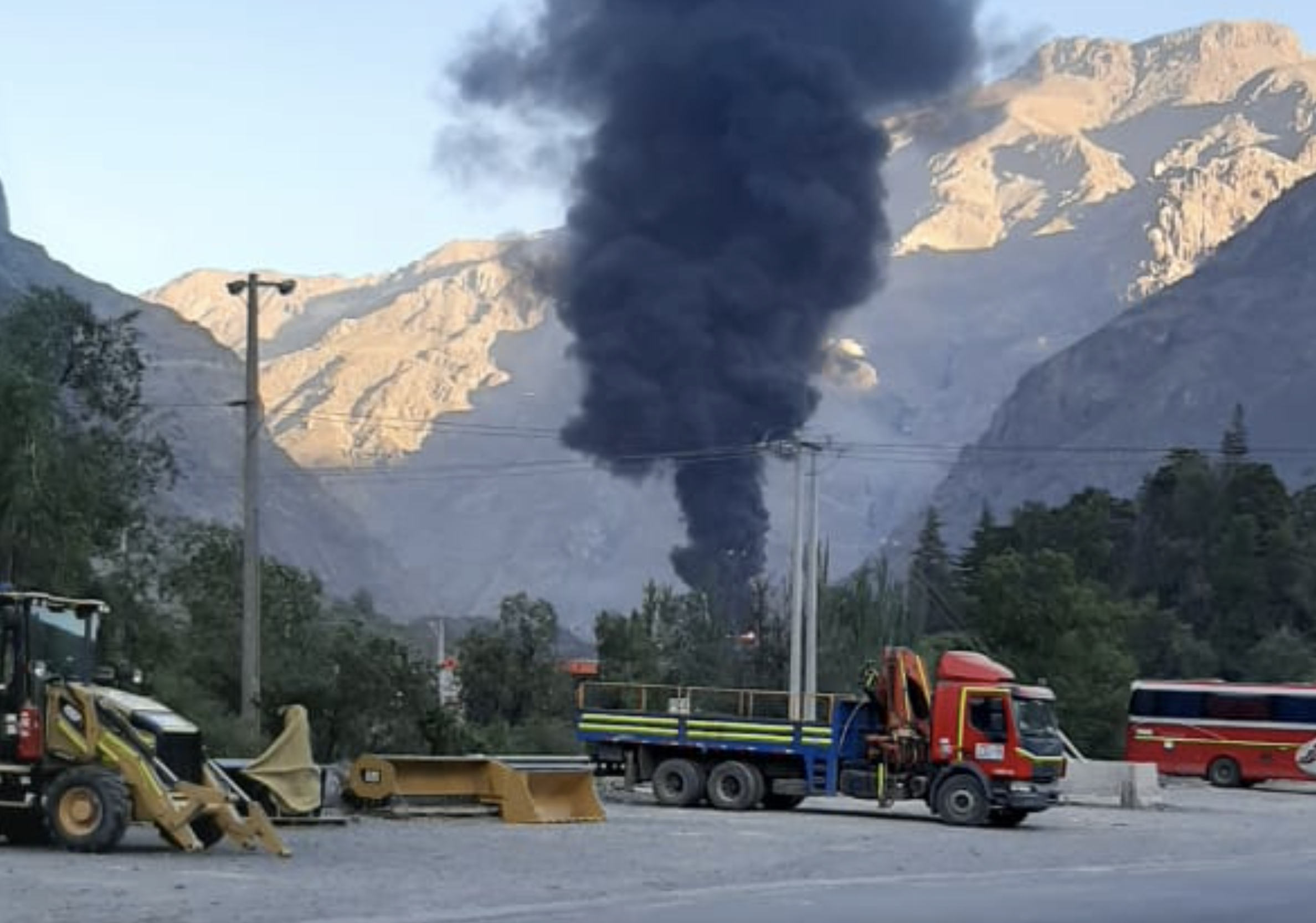 Incendio afectó las instalaciones de la Planta de Filtros de Codelco Andina