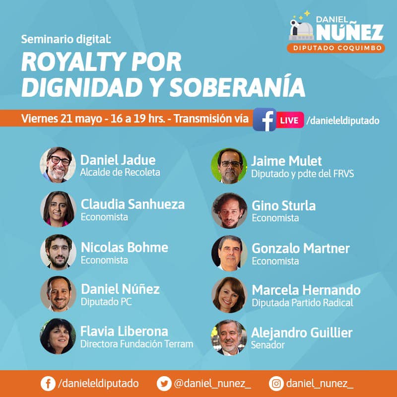 Conversatorio: Royalty por Dignidad y Soberanía