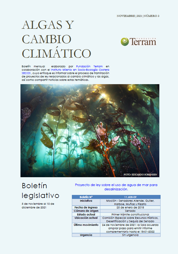Boletín Algas y Cambio Climático N°3