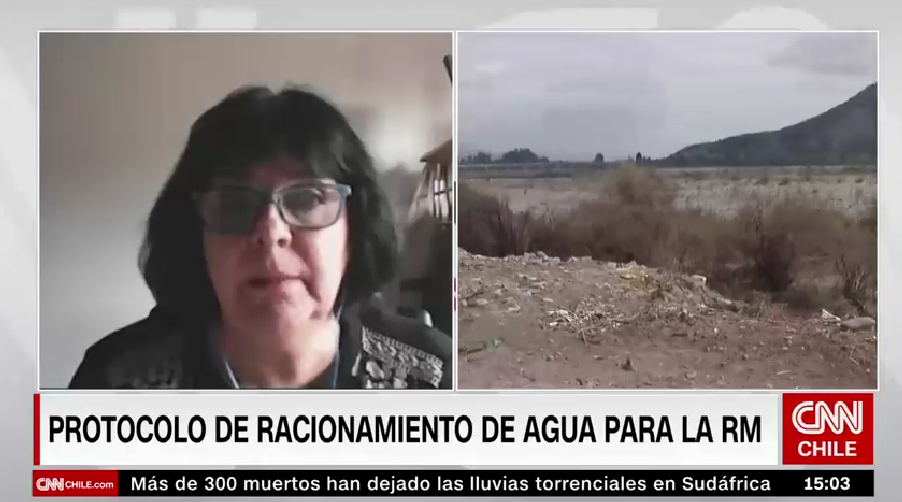 Flavia Liberona sobre la crisis hídrica: “Estamos llegando a una situación crítica donde la población se expone a racionamiento”