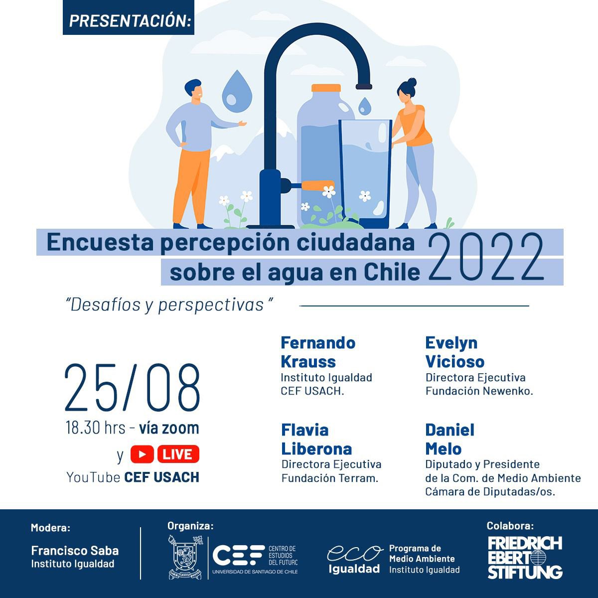 Seminario de presentación de resultados de la Encuesta Nacional de Agua 2022