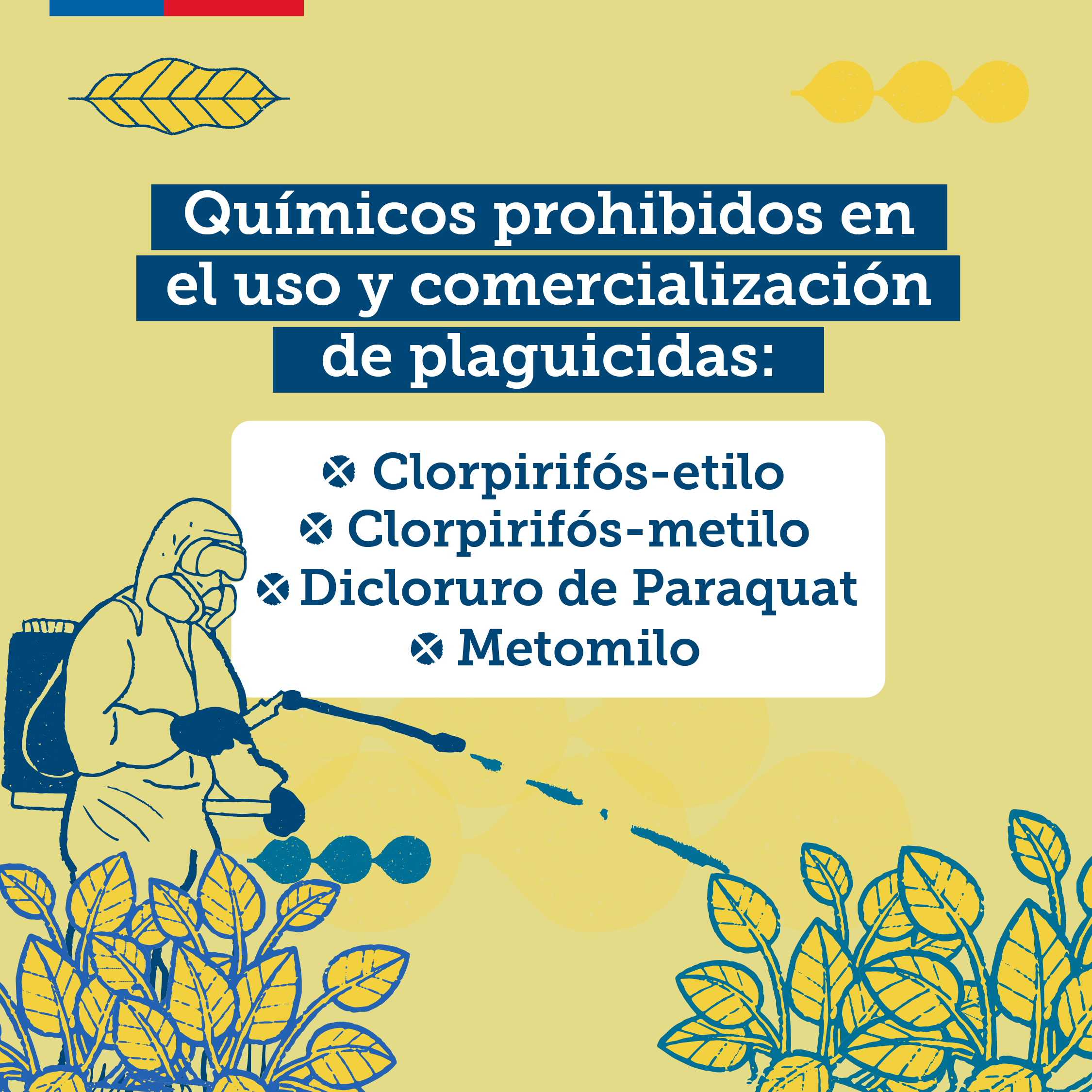 31 plaguicidas saldrán de los campos y del mercado tras prohibición de cuatro químicos