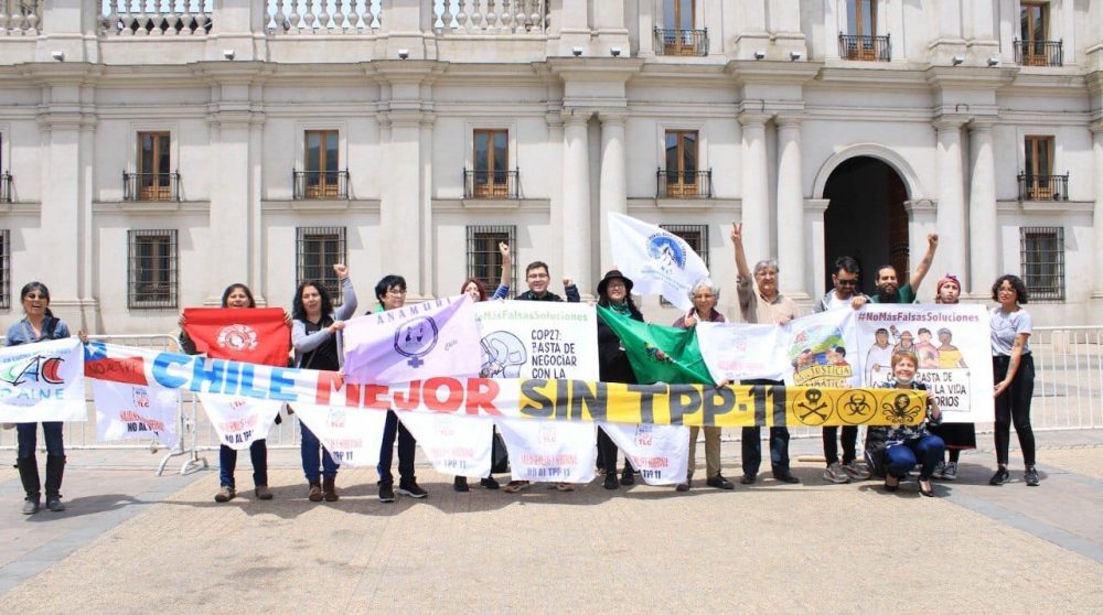 Organizaciones ambientalistas protestaron contra las “falsas soluciones” de la COP27 frente a la crisis climática