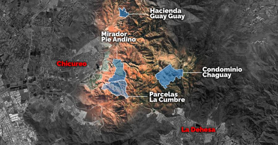 CDE demanda por daño ambiental a cuatro proyectos inmobiliarios en Chicureo y La Dehesa
