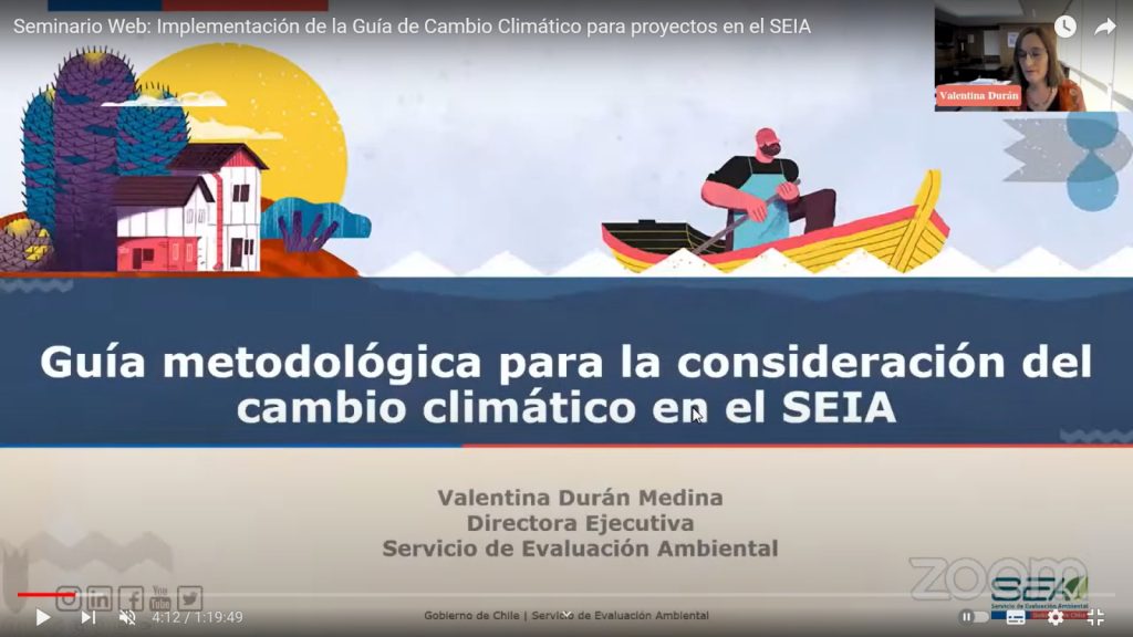 Seminario dio a conocer guía del SEA para incluir el cambio climático en proyectos que ingresen a evaluación ambiental