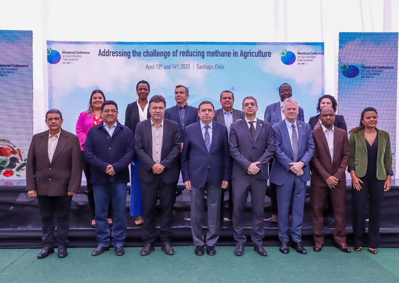 Con compromiso para disminuir emisiones de metano concluye primera conferencia ministerial organizada por Chile y España Ministerial sobre Sistemas Alimentarios de Bajas Emisiones